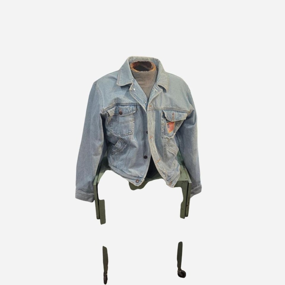 WOMENS 80'S/90'S JORDACHE‎ BLUE DENIM JACKET SIZE M
